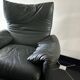 Vico magistretti, Maralunga for Cassina, in Leather with Footrest