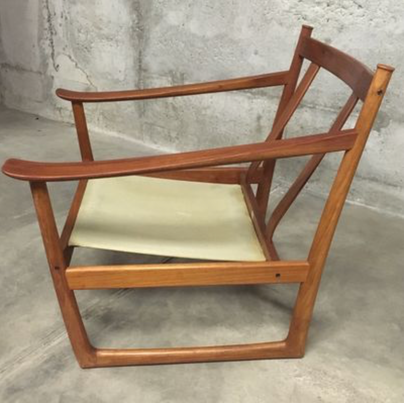 Danish FD130 armchair by Peter Hvidt & Orla Mølgaard-Nielsen for France & Søn, 1960