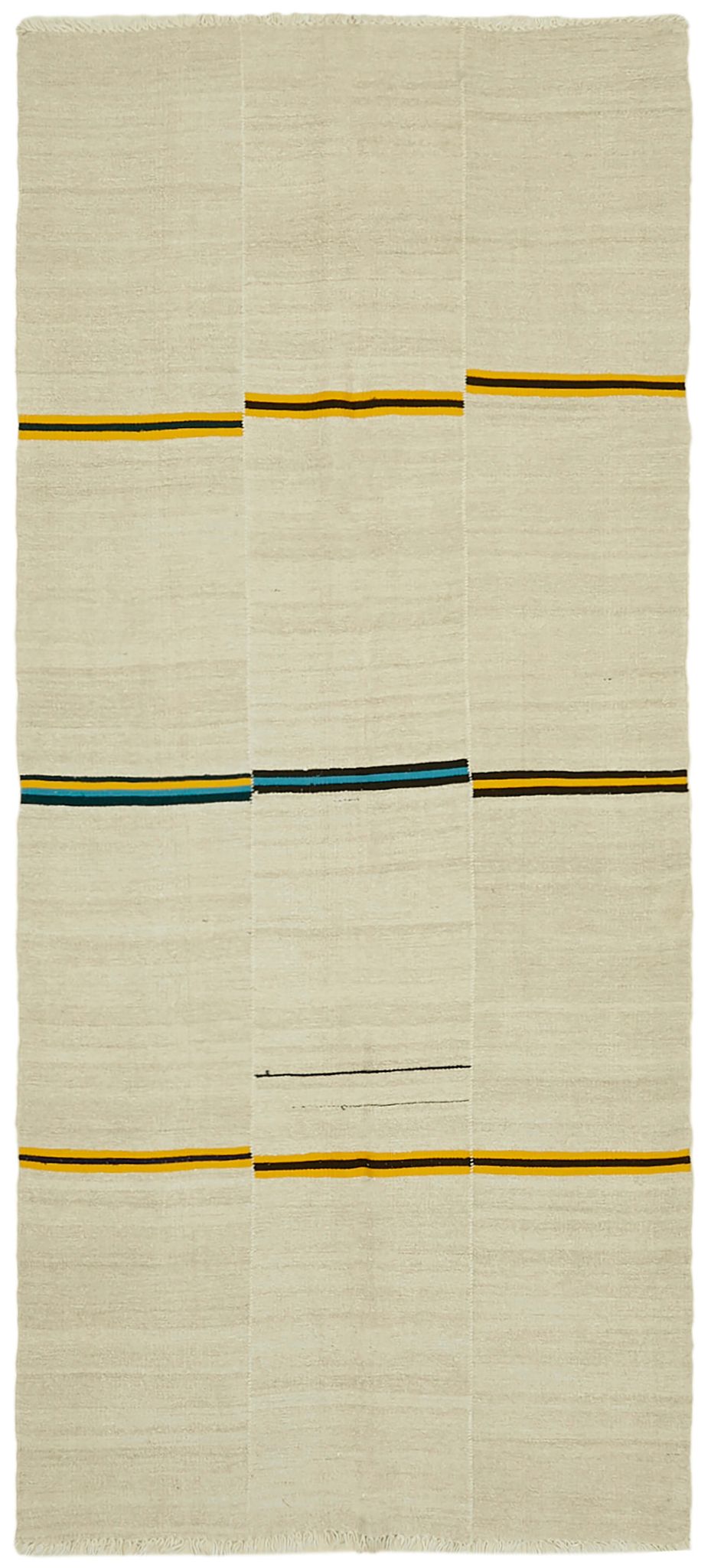 Handmade turkish rug 1980s 156 cm x 350 cm