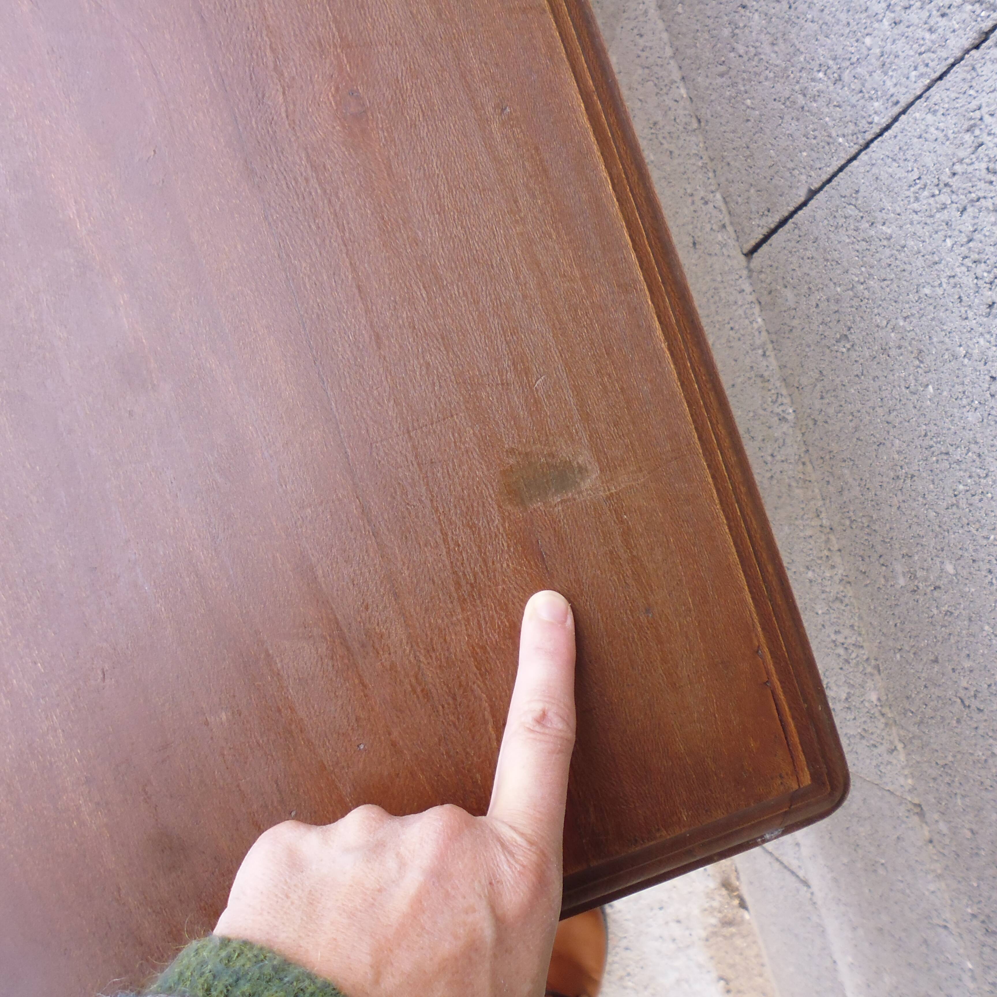 Small desk or side table with 30s Art Deco drawer