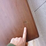 Small desk or side table with 30s Art Deco drawer