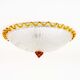 Large vintage Italian Murano glass wall or ceiling light, Italy 1970s