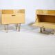 Bedside tables, 1950s-60s