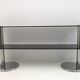 Mid-century Modern Italian Chromed Steel and Smoked Glass Console, 1970s