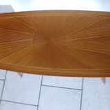 Coffee table with compass legs