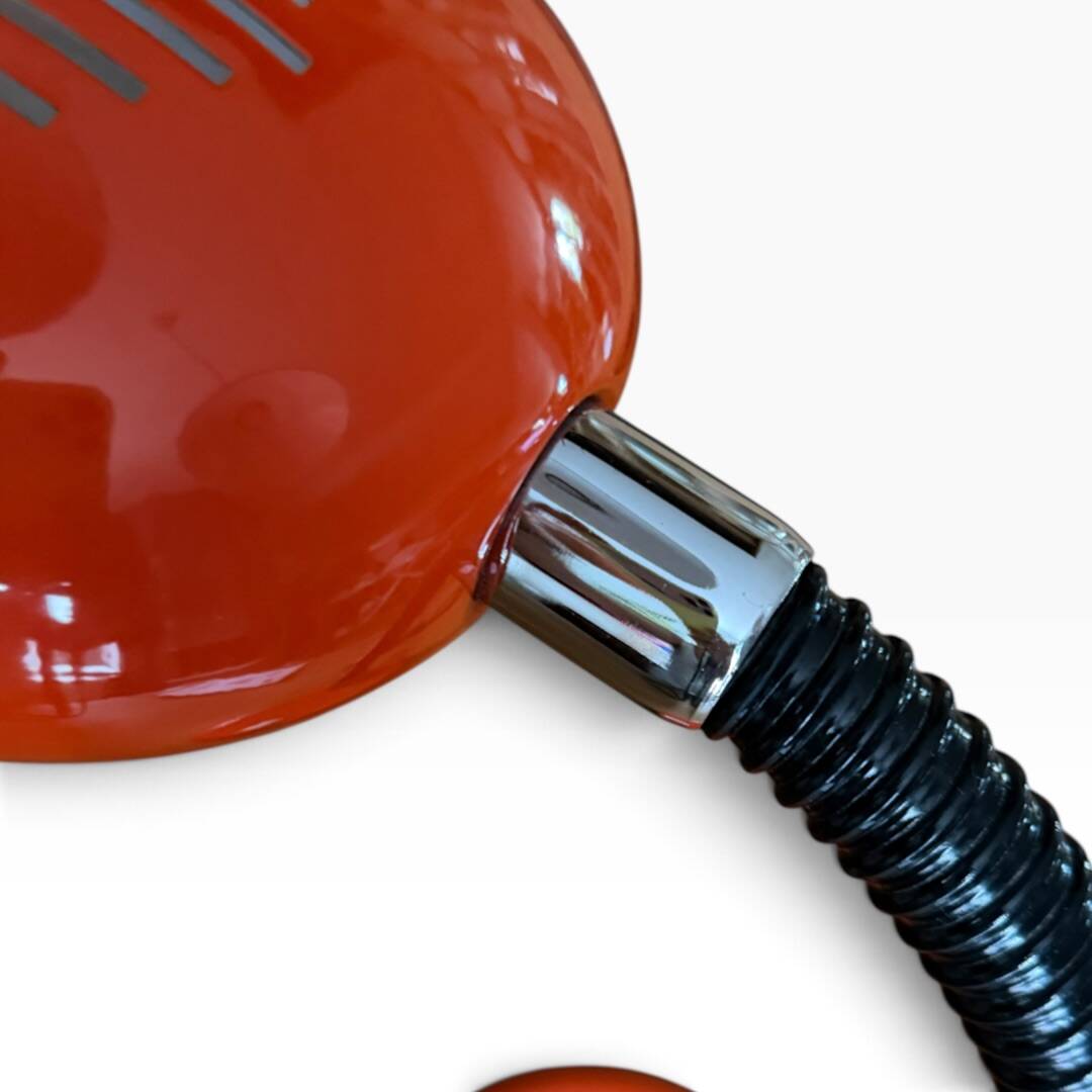 Space Age orange desk lamp – 1970s