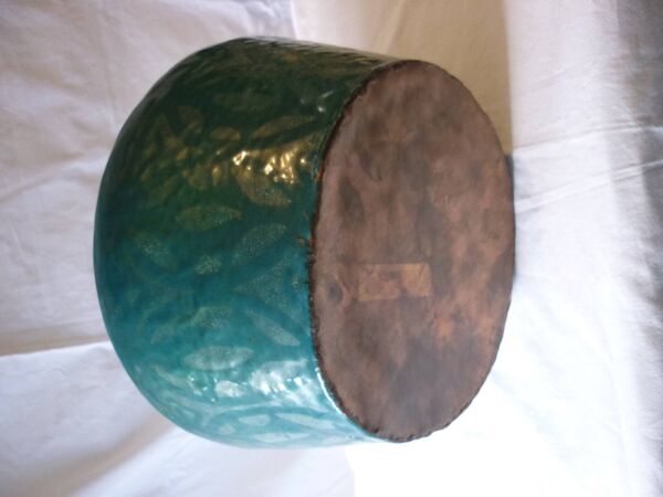 Vase en cuivre émaillé 29 cm