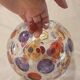Vintage round vase - Bohemia 1960 - "Nemo" Borske Sklo by Max Kannegiesser