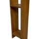 Vintage oak wall / book shelf 1970s wood minimalist design