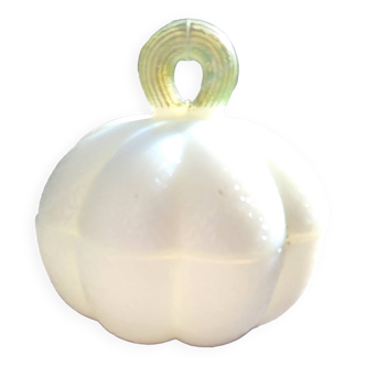 Vallerysthal opaline pumpkin bombonniere