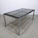 1970s glass dining table or desk