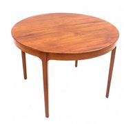 Coffee table, Danish design, signed A.J. Iversen, 1960s. After restoration.