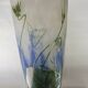 Vase Daum Nancy violettes pâte de verre authentique