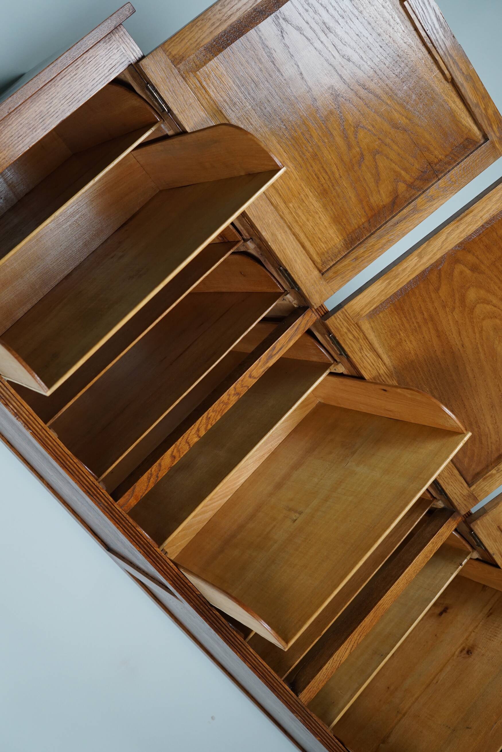 Antique Dutch Oak Locker / Filing Cabinet, 1920/30s