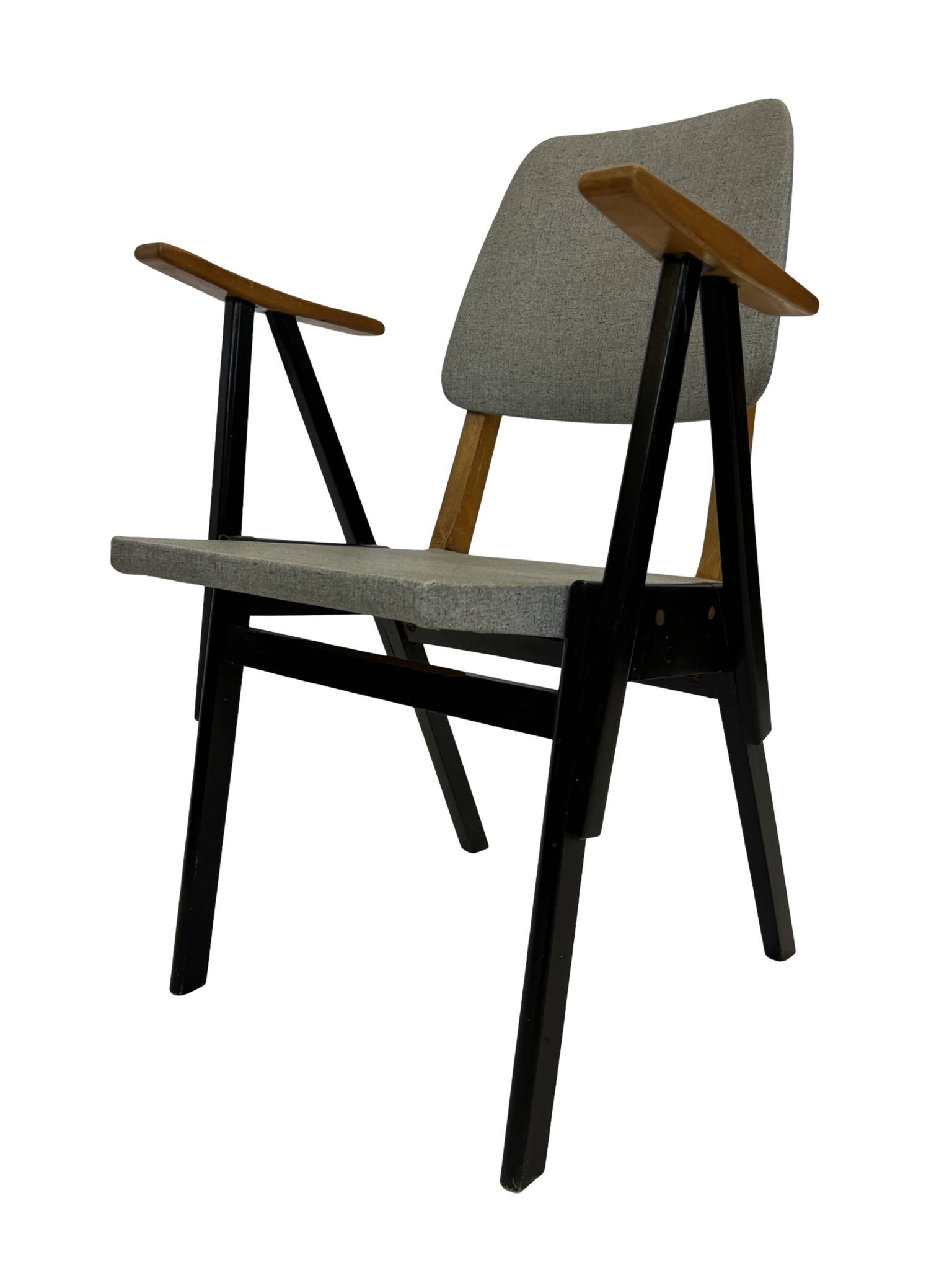 Fauteuil vintage Palais De Tokyo par Zwager Ermeloo, design 1950
