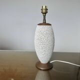Jean Besnard Primavera style crisp ceramic lamp, 50s-60s