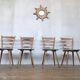 66 Scandinavian chairs or vintage wooden bistro