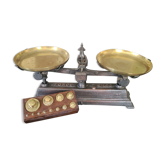 Balance Roberval et poids