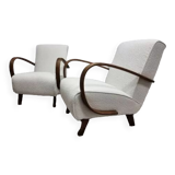 Paire de fauteuils restaurés par Jindrich Halabala