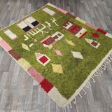 Traditional handmade Moroccan rug 3x2 m