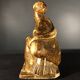 Plâtre d'atelier " 1930, Sculpture Cubiste Art Déco, femme nue drapée