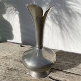 Small Scandinavian pewter bud vase (Norway)