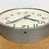 Industrial factory wall clock from Chronotechna, 1950s