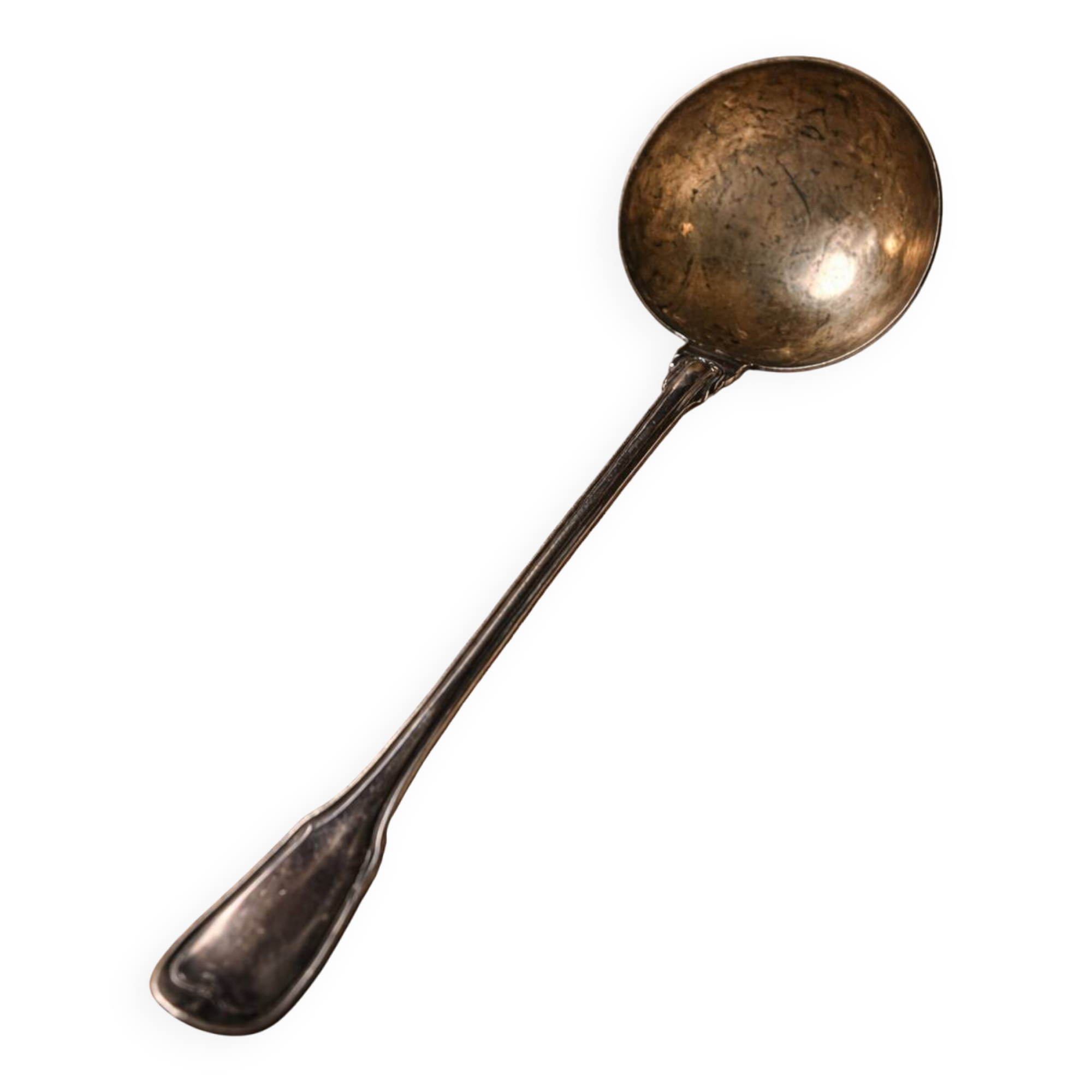 Louche antique silver-plated estimated date 18th century.