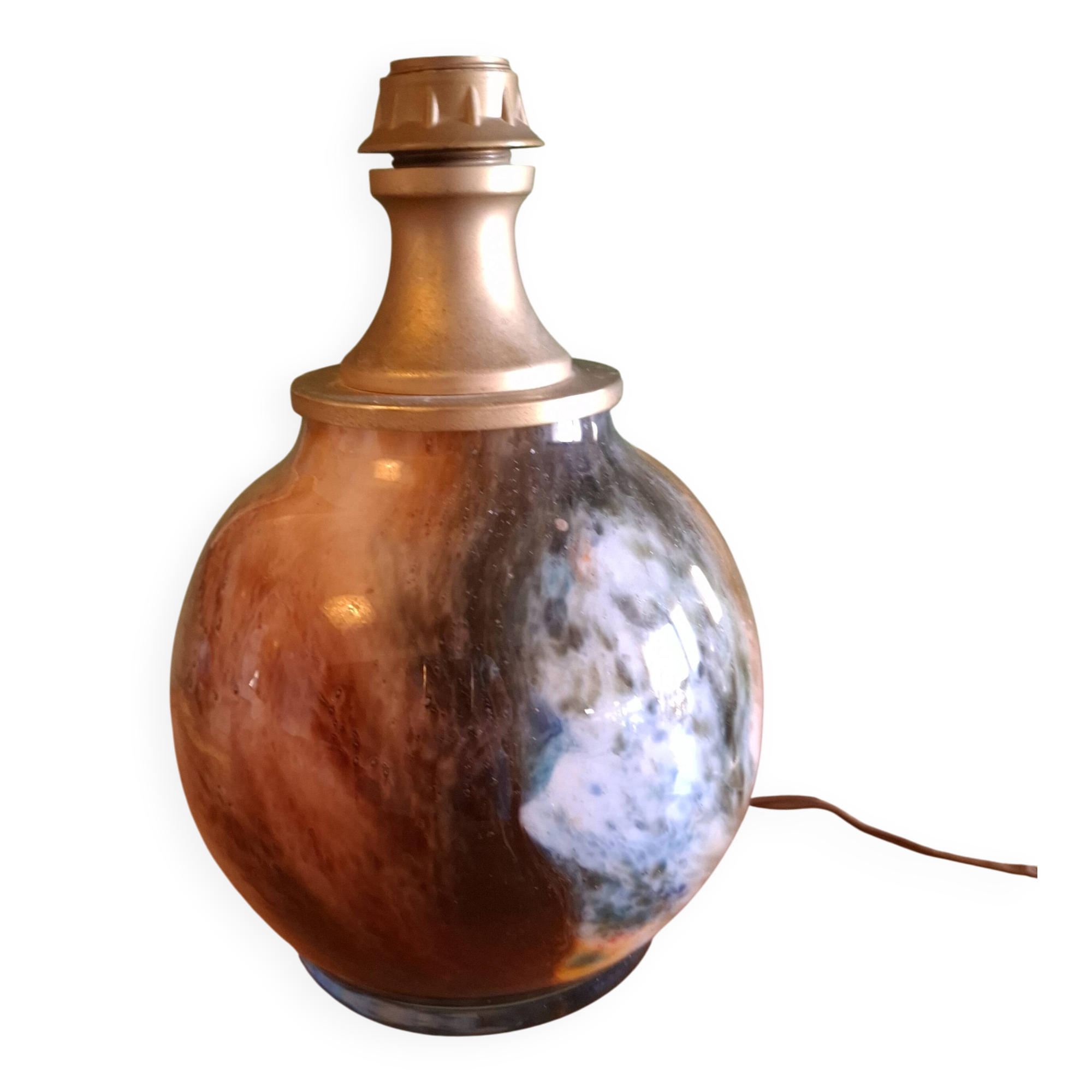 Murano blown glass lamp base