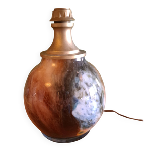 pied de lampe en verre