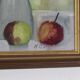 Huile sur toile d'époque Mid Century – « Bol, Vase et Fruits » par K. W. N.