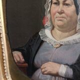 Peinture du xixème, portrait de femme