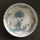 Signed floral decoration plate