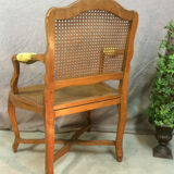 Cane Chair in Walnut a spacer and flat file