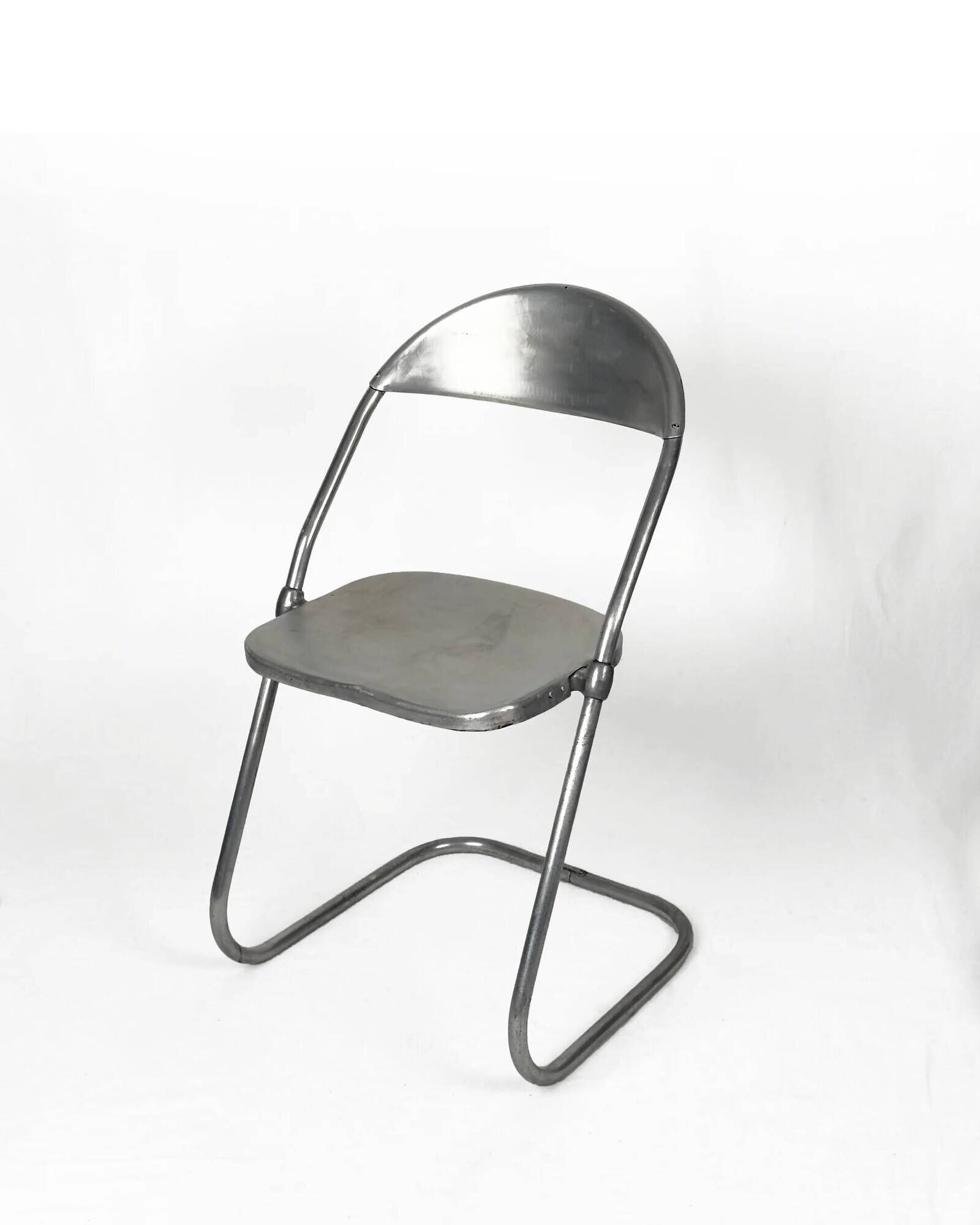 Vintage aluminium cantilever chairs, set of 6 – made in England, 1950s