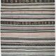 Large antique Anatolian kilim in pink and grey, 357 x 187 cm
