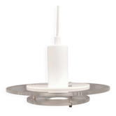 Small Space Age hanging lamp made of plexiglass. Denmark 1980s
