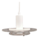 Small Space Age hanging lamp made of plexiglass. Denmark 1980s