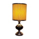 Vintage ceramic table lamp and chrome metal