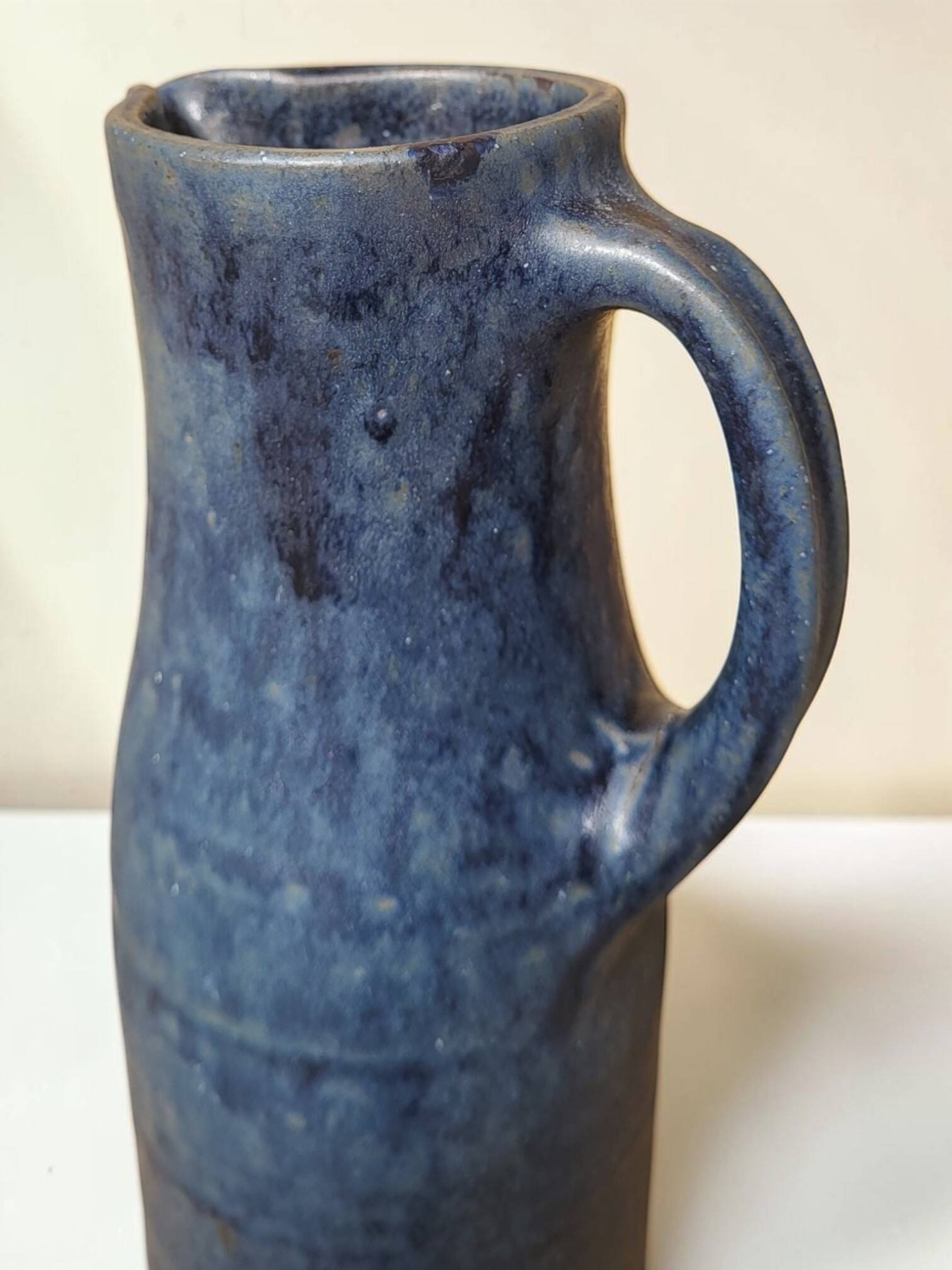 Stoneware jug J&N Pierlot Ratilly / Puisaye. 1960s.