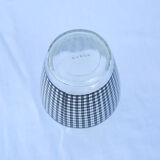 Tartan motif glass carafe