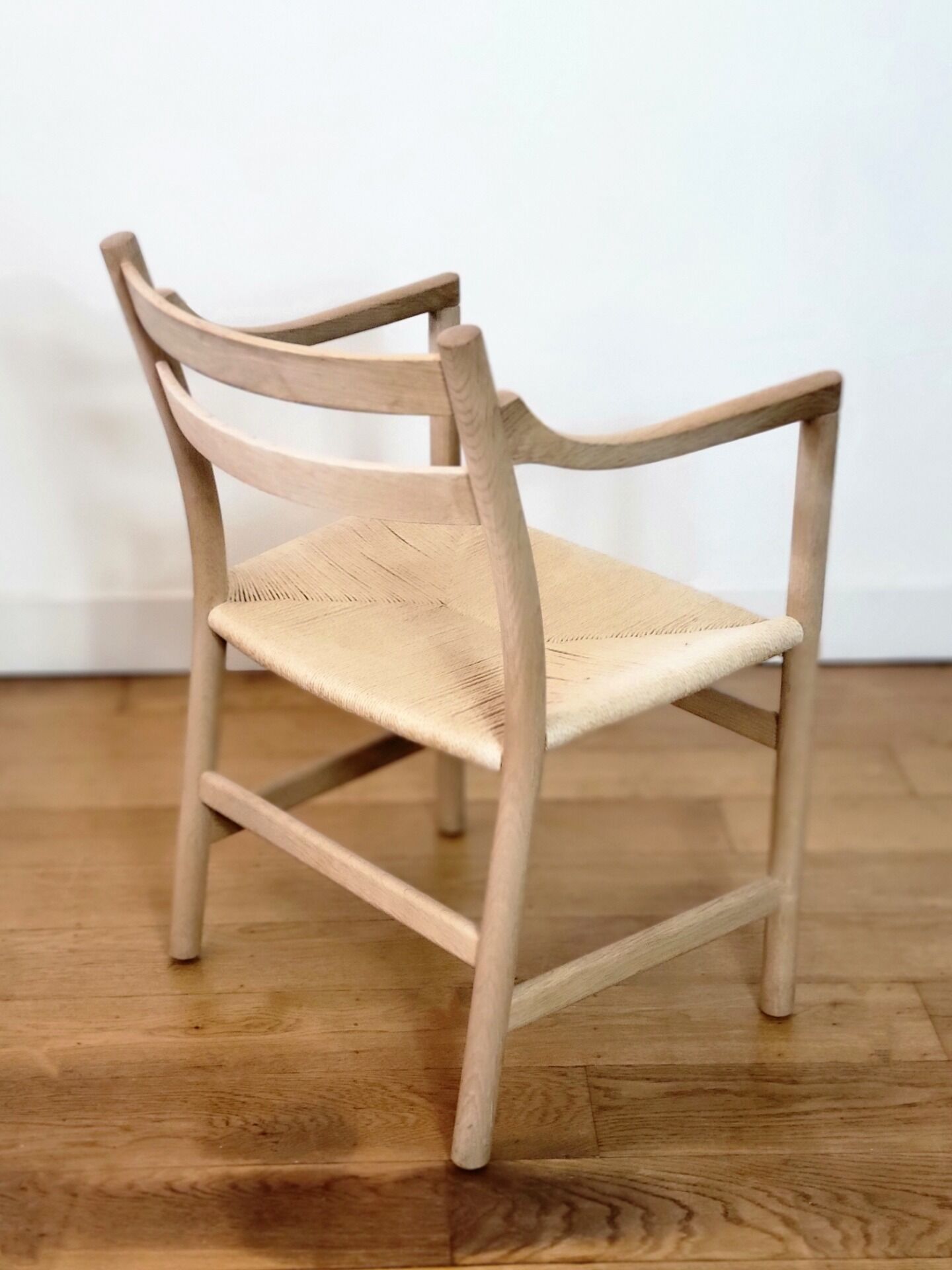 Ensemble de 6 chaises de salle à manger modèle CH46 et CH47 par Hans J. Wegner