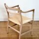 Ensemble de 6 chaises de salle à manger modèle CH46 et CH47 par Hans J. Wegner
