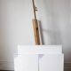 Easel and blank canvases x3