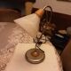 Vaf cinquanta italy table lamp iron chrome wood and glass