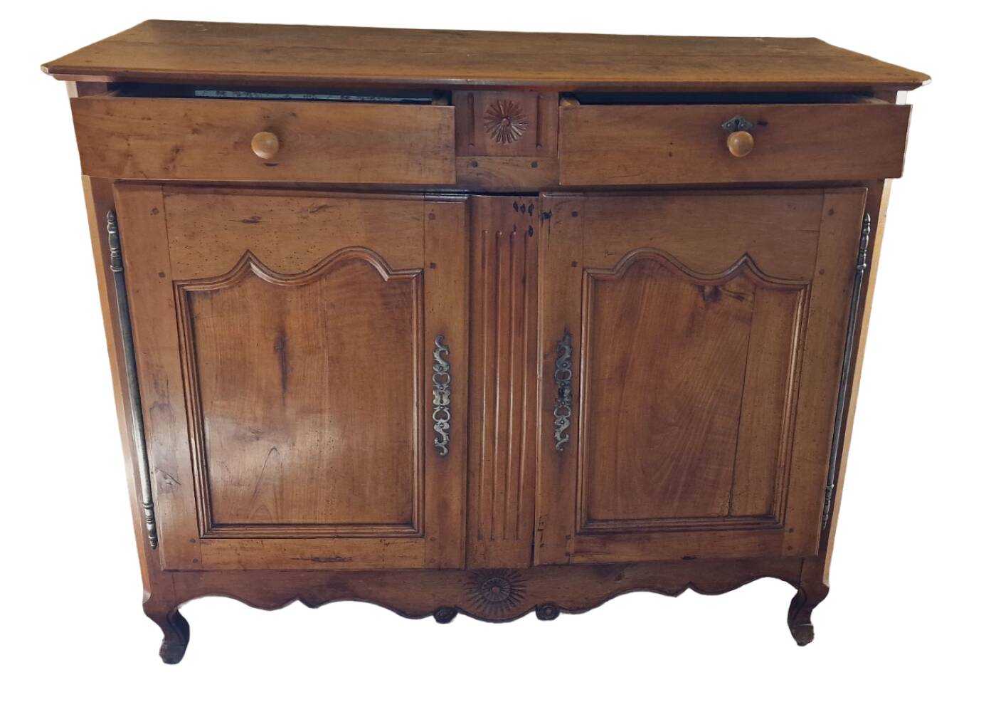 Small Low Sideboard In Blond Cherry