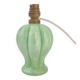 Vintage 1950s opaline glass table lamp in iridescent green 50s 1950s