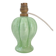 Vintage 1950s opaline glass table lamp in iridescent green 50s 1950s
