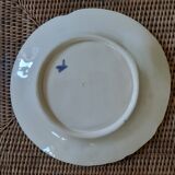 Assiette asperges barbotine