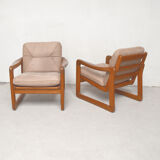 Paire de fauteuils danois en teck Emc, 1970